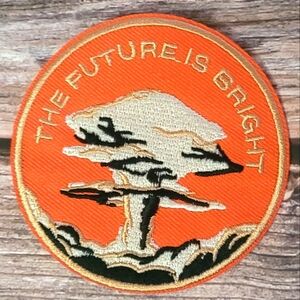 Retro Apocalypse The Future Is Bright Nuclear War Punk Iron On Patch